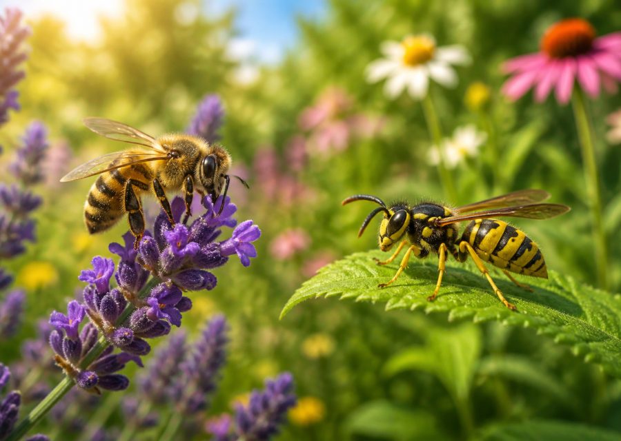 Abeille ou guêpe : distinguer et comprendre leur rôle