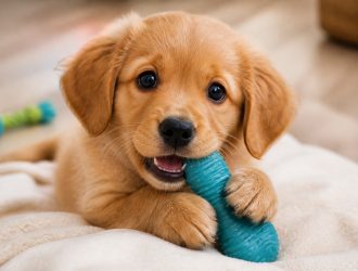 Dents de lait du chiot : calendrier, signes et aide