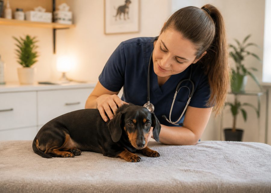 Hernie discale chien : symptômes, diagnostic, traitement
