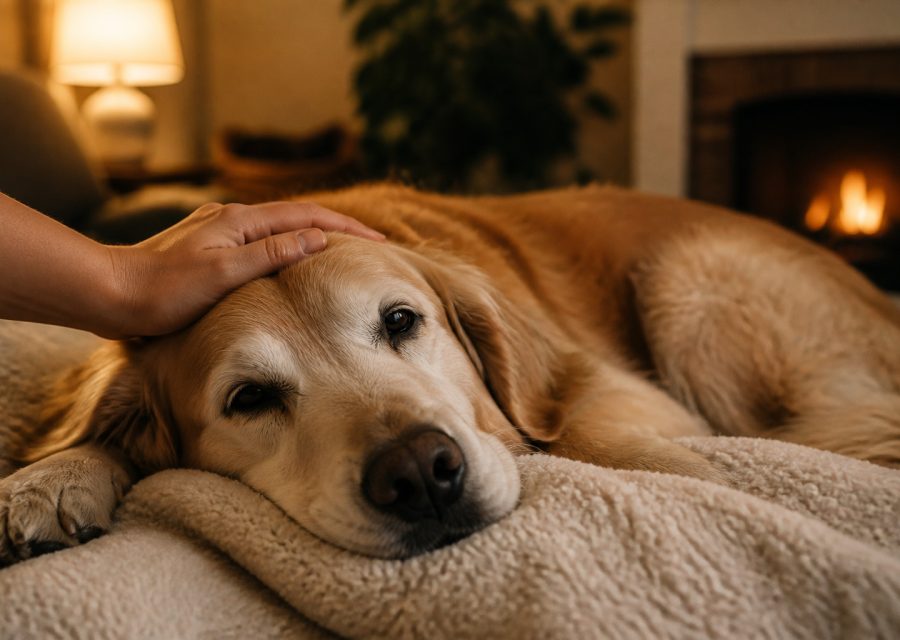 Incontinence chien âgé : causes et solutions