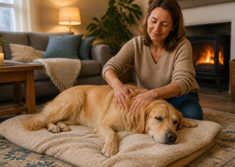 Massage pour chien : bienfaits et techniques