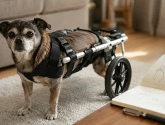 Fauteuil roulant pour chien : choisir un chariot adapté au poids et au train arrière